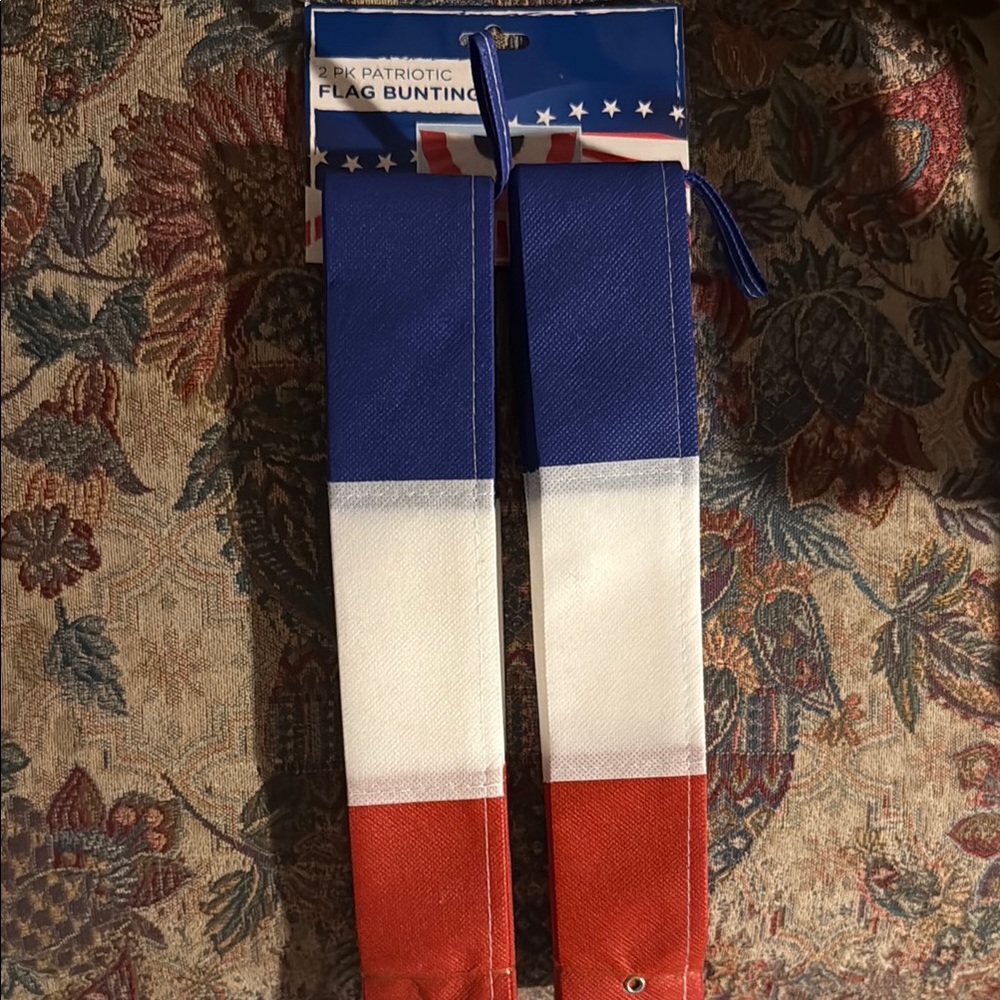 Patriotic Flag Bunting - Red, White, and Blue